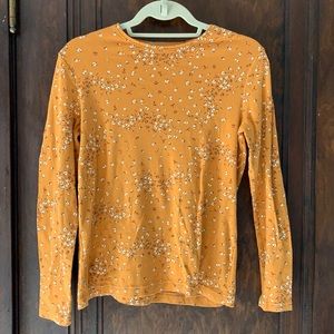 Fall Ditsy Floral Long-Sleeve T-Shirt